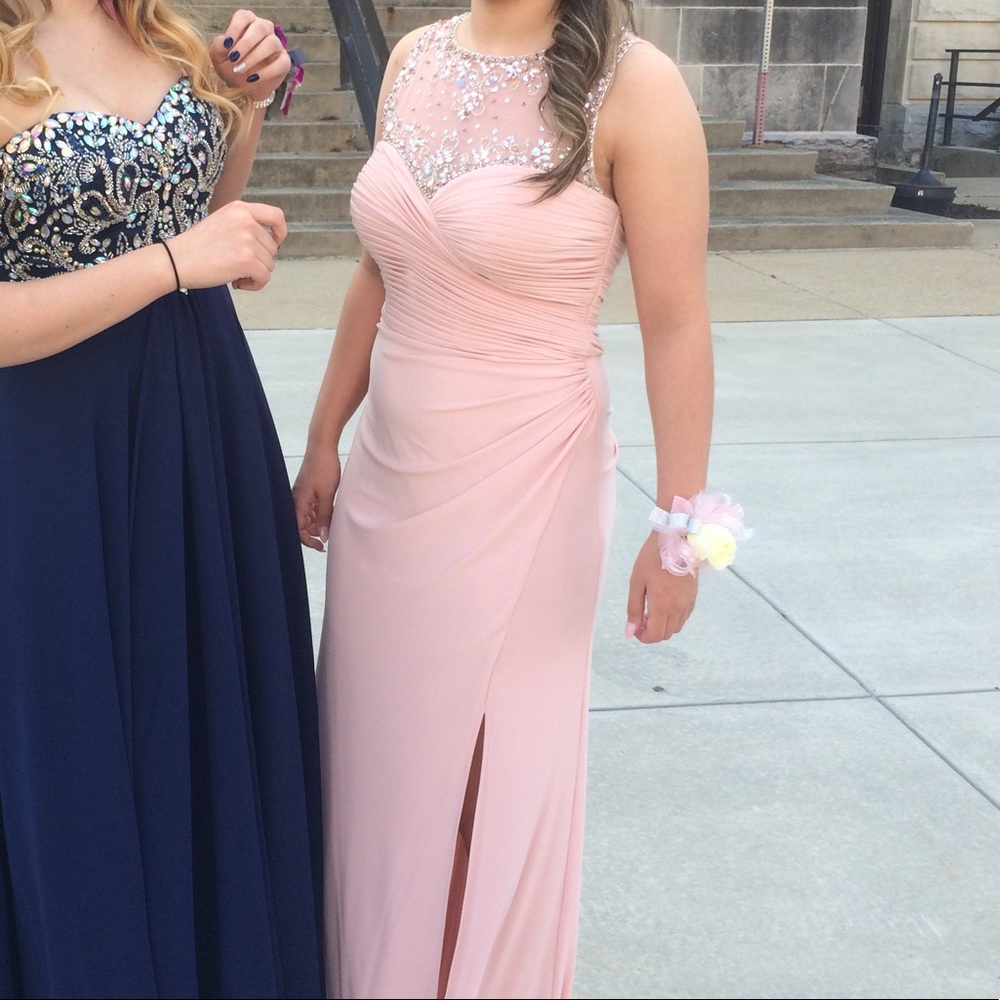 Light pink prom dress - Picture 3 of 4